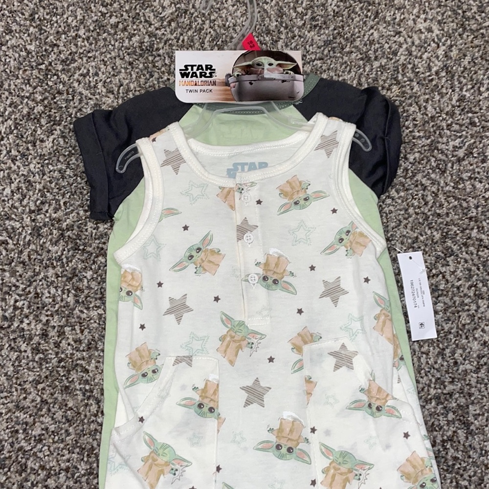 Baby Star Wars rompers